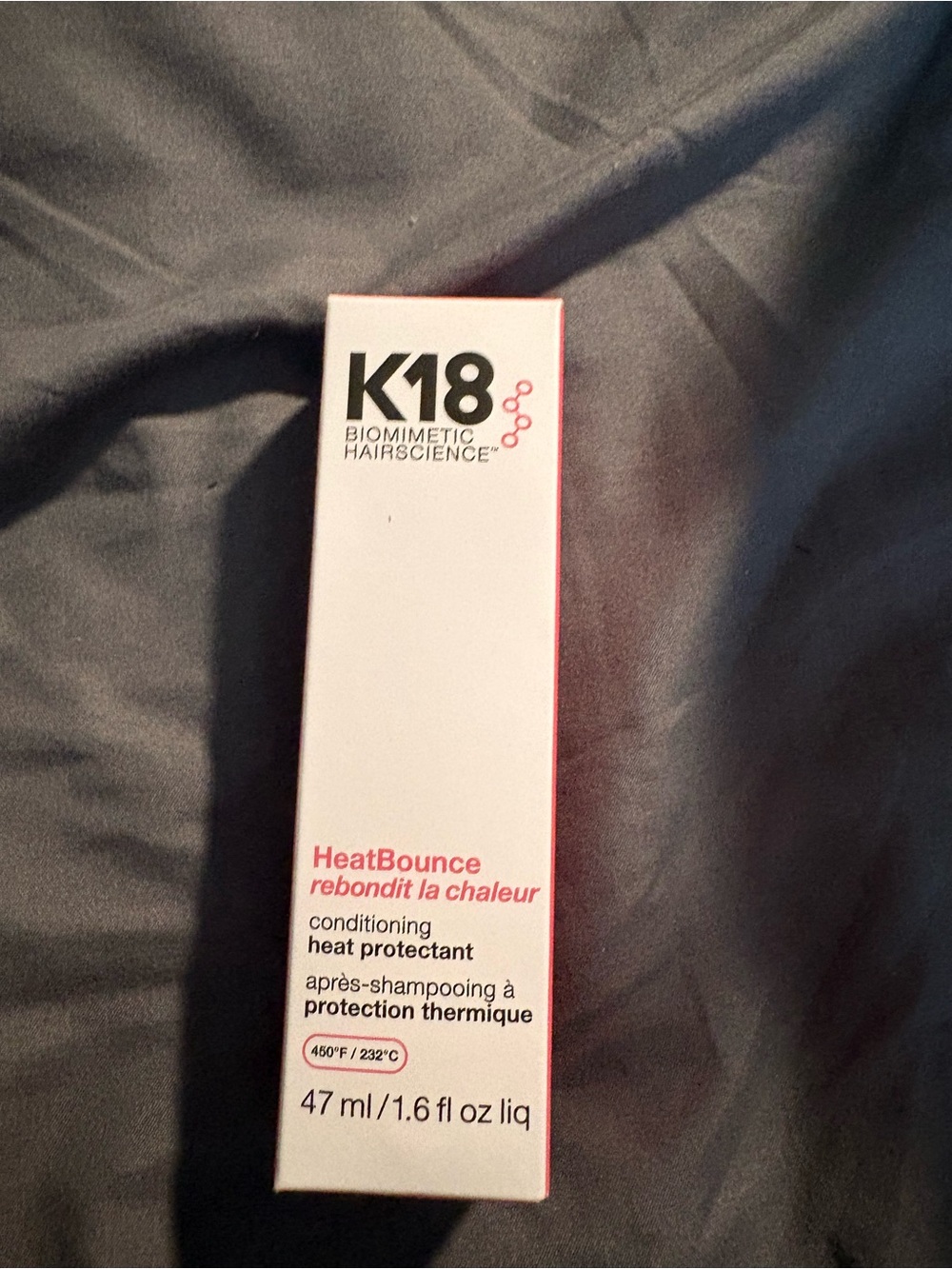 K18 HeatBounce Conditioning Heat Protectant Spray — Pink Packaging
